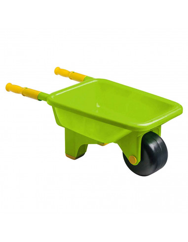 Tradineur - Carretilla de Playa de plástico, Juguete Infantil para Jugar en la Arena, Parque, jardín, Regalo para niños, 26 x 35