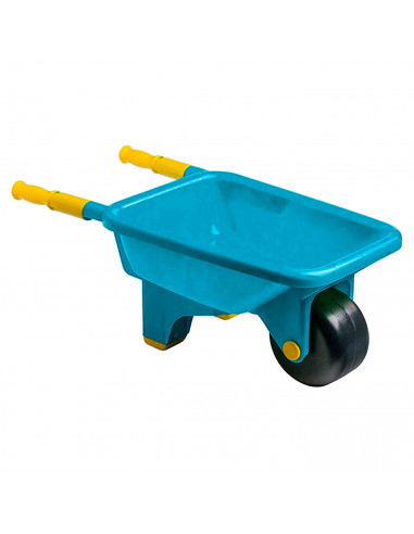 Tradineur - Carretilla de Playa de plástico, Juguete Infantil para Jugar en la Arena, Parque, jardín, Regalo para niños, 26 x 35