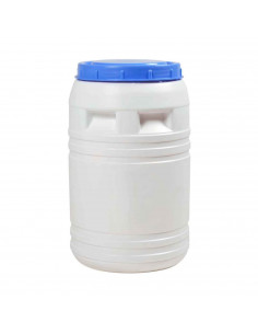 Tradineur - Bidón de plástico de 30 Litros de capacidad - Almacenamiento de alimentos - Apto para uso Alimentario - Cierre hermé