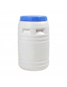 Tradineur - Bidón de plástico de 30 Litros de capacidad - Almacenamiento de alimentos - Apto para uso Alimentario - Cierre hermé