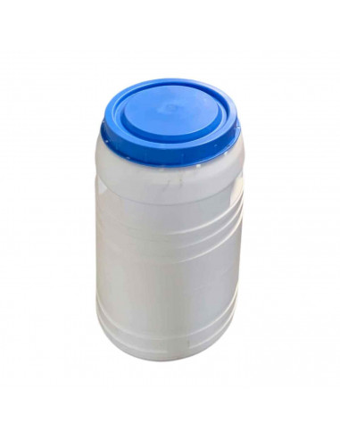 Tradineur - Bidón de plástico de 30 Litros de capacidad - Almacenamiento de alimentos - Apto para uso Alimentario - Cierre hermé