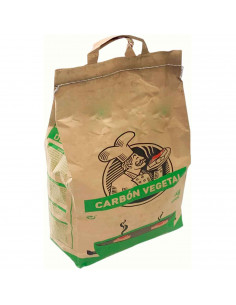 Tradineur - Saco de 5 kg de Carbón Vegetal - Ideal para la barbacoa al aire libre - Está elaborado con madera de quebracho 100%