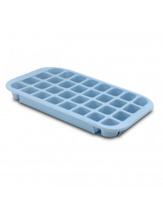 Tradineur - Bandeja de hielo - 32 Espacio para cubos - Incluye soporte - Ideal para cócteles o refrescos - Color surtido - 18 x