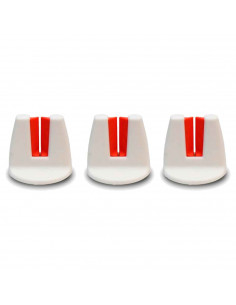 Tradineur - Pack de 3 Ganchos cuelga bayetas - Fabricado en plástico PVC - Fácil de usar - Autoadhesivo - Ideal para baños o coc