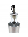 Tradineur - Bote vinagrera/aceitera - Botella de Aceite con Pico de acero - Ideal para la preparacion de ensaladas. - 280 ML 