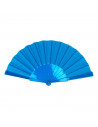 Tradineur - Abanicos plegables orientales - Fabricado en poliéster - Ideal para boda, fiestas, bautizos o cosplays. - 23 cm