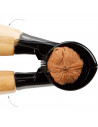 Tradineur - Cascanueces con cabezal cónico y mango de madera, abrebotellas, rompenueces, abridor, apto para lavavajillas, 16 cm