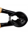 Tradineur - Cascanueces con cabezal cónico y mango de madera, abrebotellas, rompenueces, abridor, apto para lavavajillas, 16 cm