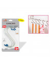 Tradineur - Pack de 3 Ganchos forma "S" - Fabricado en Acero - Resistente a peso y a dobleces - Uso en casa, baño, garage, entre