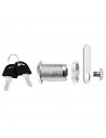 Tradineur - Cerradura para buzón - Fabricado en acero inoxidable - Incluye 2 llaves y cerradura. - ideal para buzónes, taquilla