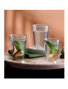 Tradineur - Set de 18 vasos de cristal "Otto", 3 tamaños: 6 x 12 cl, 6 x 20 cl y 6 x 25 cl, aptos para lavavajillas, agua, bebid