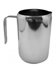 Tradineur - Jarra para leche de acero inoxidable, jarrita para espuma de café con asa y pico vertedor, cafeterías, bares, hogar