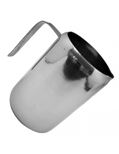 Tradineur - Jarra para leche de acero inoxidable, jarrita para espuma de café con asa y pico vertedor, cafeterías, bares, hogar