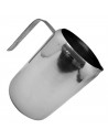 Tradineur - Jarra para leche de acero inoxidable, jarrita para espuma de café con asa y pico vertedor, cafeterías, bares, hogar