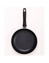 Tradineur - Set de 3 sartenes de aluminio antiadherente "Fusion Black", mango ergonómico soft touch, para todas las cocinas, Ø 1