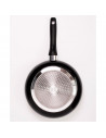Tradineur - Set de 3 sartenes de aluminio antiadherente "Fusion Black", mango ergonómico soft touch, para todas las cocinas, Ø 1