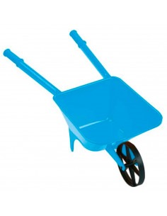 Tradineur - Carretilla de playa de plástico, juguete infantil para jugar en la arena, parque, jardín, regalo para niños, 49 x 19