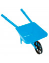 Tradineur - Carretilla de playa de plástico, juguete infantil para jugar en la arena, parque, jardín, regalo para niños, 49 x 19