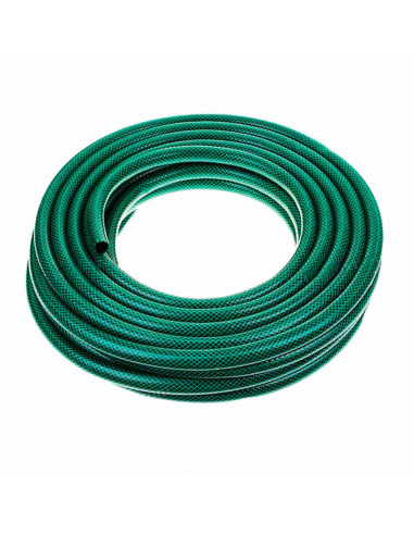 Tradineur - Manguera de riego flexible con accesorios, 3 capas, regar jardín, huerto, coche, labores agrícolas, 20 bar, Ø12 mm,