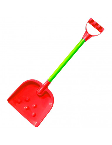 Tradineur - Pala de playa gigante de plástico, juguete infantil para jugar en la arena, parque, jardín, regalo para niños, 65 cm