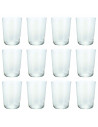 Tradineur - Set de 12 vasos de sidra de cristal, aptos para lavavajillas, cerveza, agua, bebidas, refrescos, 12 x 9 cm, 50 cl