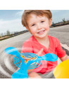 Tradineur - Set de 4 boomerang para principiantes, bumeranes de plástico multicolor, actividades deportivas infantiles y en fami