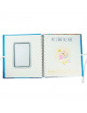 Tradineur - Mi libro del bebé con almohadilla para huellas, tapa dura, álbum de recuerdos, incluye espacios para fotos y datos (
