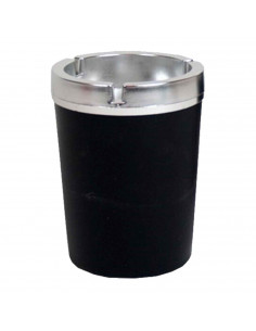 Tradineur - Ceniceros de plástico - Cenicero ideal para exterior para Uso Privado y gastronomía - Ø 10 cm - Color Gris