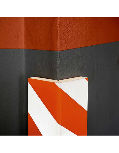 Tradineur - Protector esquinero adhesivo para parking, protector puertas y paragolpes coche, garaje, columnas, evita arañazos (R
