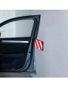 Tradineur - Protector de parking con adhesivo, protector puertas y paragolpes coche, garaje, columnas, evita golpes y arañazos (