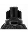 Tradineur - Pack de 24 fregonas "Ballarina" de microfibra, ecológicas, limpieza del hogar (Negro, 30 x 13 x 7 cm)
