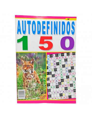 Tradineur - Pack de 4 autodefinidos clásicos, pasatiempos para adultos, incluyen soluciones al final, aficiones, verano, números