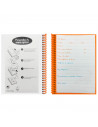 Tradineur - Agenda escolar con anilla "Peque Agenda" para niños pequeños, control de alimentación, medicación, sueño, 15 x 12,5