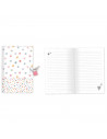 Tradineur - Diario con candado y brillantina, tapa dura, cuaderno personal, bloc con llave, planificador, organización, 18 x 12,