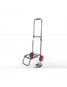 Tradineur - Carro portamaletas Plegable - Fabricado de Acero con 2 Ruedas - Carrito de Mano para Viajes - 25 x 27 x 84 cm - Colo