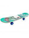 Tradineur - Skateboard para niños y jóvenes - Fabricado en madera - Compacto y resistente, divertido de conducir - 14,5 x 58,2 c