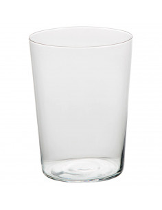 Tradineur - Set de 12 vasos de sidra, cristal, aptos para lavavajillas y microondas, servir agua, bebidas, refrescos, 12 x 9 cm,