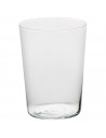 Tradineur - Set de 12 vasos de sidra, cristal, aptos para lavavajillas y microondas, servir agua, bebidas, refrescos, 12 x 9 cm,