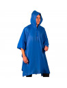 Tradineur - Poncho impermeable con capucha para deportes - Fabricado 100% poliéster - Alta densidad y revestimiento - Talla XL -