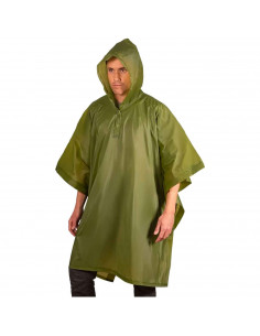 Tradineur - Poncho impermeable con capucha para adultos - Fabricado 100% poliéster - Alta densidad y revestimiento - Talla XL -