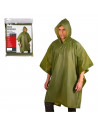 Tradineur - Poncho impermeable con capucha para adultos - Fabricado 100% poliéster - Alta densidad y revestimiento - Talla XL -
