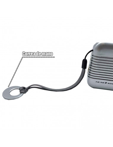 Tradineur - Radio de bolsillo - Sintonizador AM/FM - Sintonizador con Indicador - Pilas no incluidas - 8 x 12,5 x 2,5 cm - Color