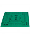 Tradineur - Tapete de mus, 2 a 4 jugadores, mantel, alfombrilla de fieltro para juegos de mesa, salón, cartas, grosor 2 mm (Verd