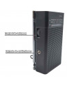 Tradineur - Radio de bolsillo vertical - Sintonizador AM/FM - Sintonizador con Indicador - Pilas no incluidas - 12 x 7 x 4 cm -