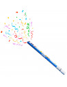 Tradineur - Cañón de confeti de aire comprimido multicolor, popper, cracker de confetti de colores, cumpleaños, bodas, fiestas,