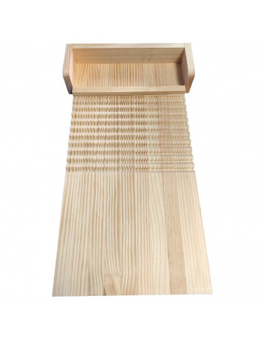 Tradineur - Tabla de madera natural para lavar ropa a mano, lavado manual, lavandería, resistente y duradera, diseño sencillo y