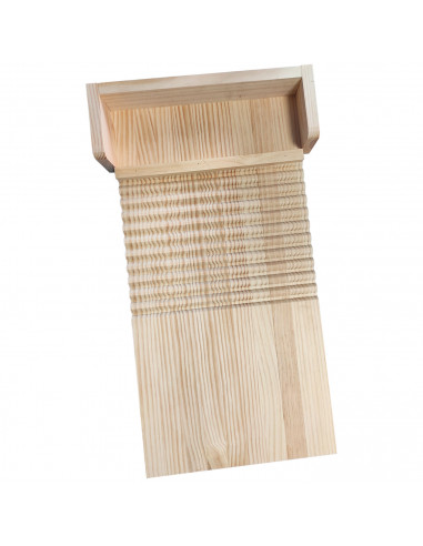Tradineur - Tabla de madera natural para lavar ropa a mano, lavado manual, lavandería, resistente y duradera, diseño sencillo y