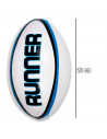 Tradineur - Balón de Rugby Mini Play, Balón Entrenamiento de Rugby, Pelota Rugby para playa - Diseño runner - Color surtido 