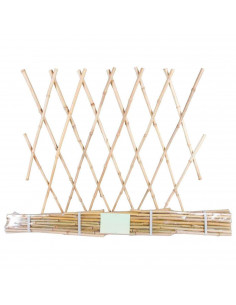 Tradineur - Celosía de madera 60 x 180 cm Barrera de madera plegable - Fabricado en madera - Fácil de instalar - Barrera para ca