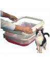 Tradineur - Pack de 12 bolsas para Arenero de gato - Bandeja de arena - Bolsa para excrementos para gatos, Mascotas - 35 x 40 cm